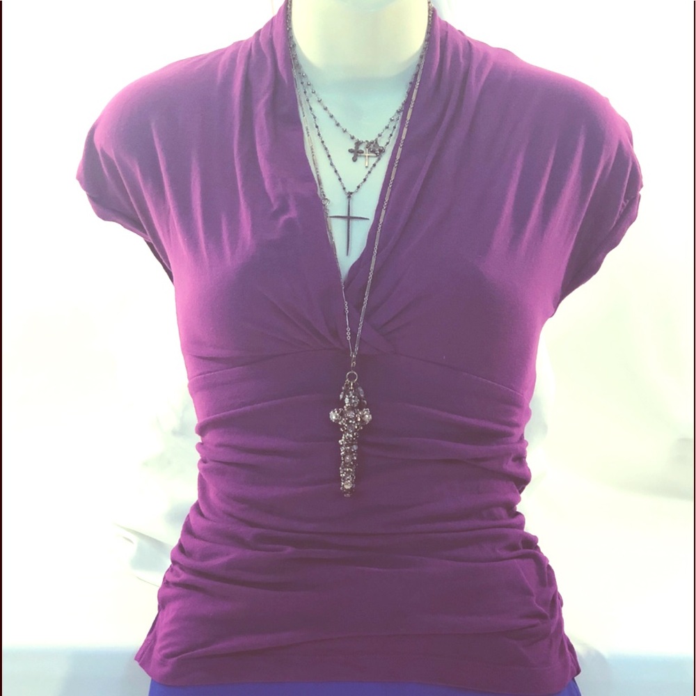 Kenneth Cole Magenta top